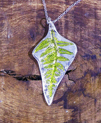 Fern pendant
